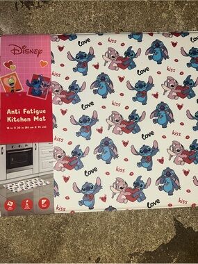 Disney Stitch & Angel Love Pattern Anti-Fatigue Mat